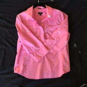 TALBOTS PINK SHIRT SIZE M Petite